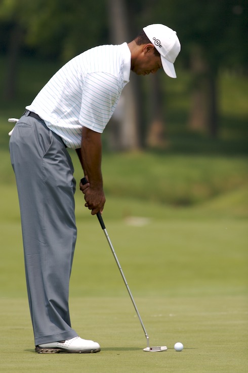 tiger woods putting