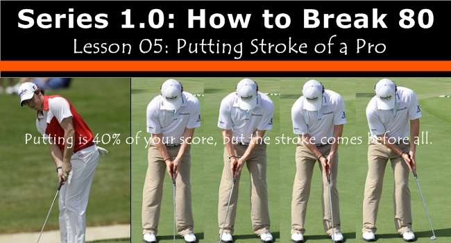 the putting stroke of rory Mcilroy