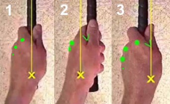 golf grip for golf swing