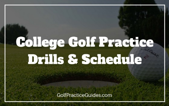 college golf practice schedule