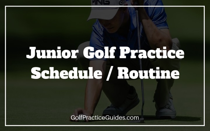 junior golf practice schedule