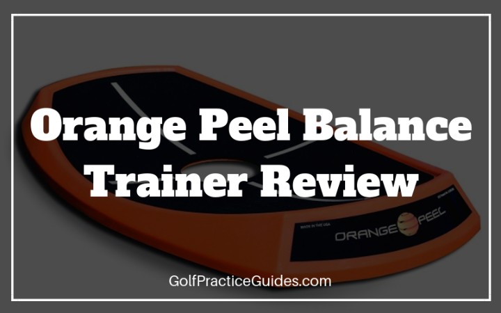 orange peel balance trainer golf