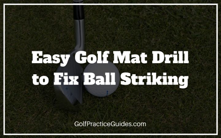golf mat drill
