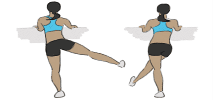 leg swings exercise