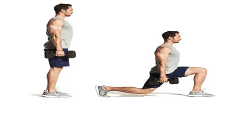 lunge exercises golf