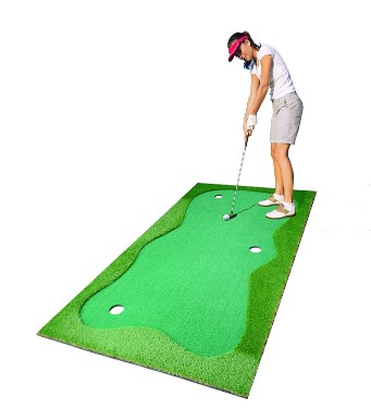 synthetic indoor putting green